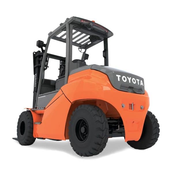 80V ELECTRIC POWERED PNEUMATIC TIRE FORKLIFT - Image 5
