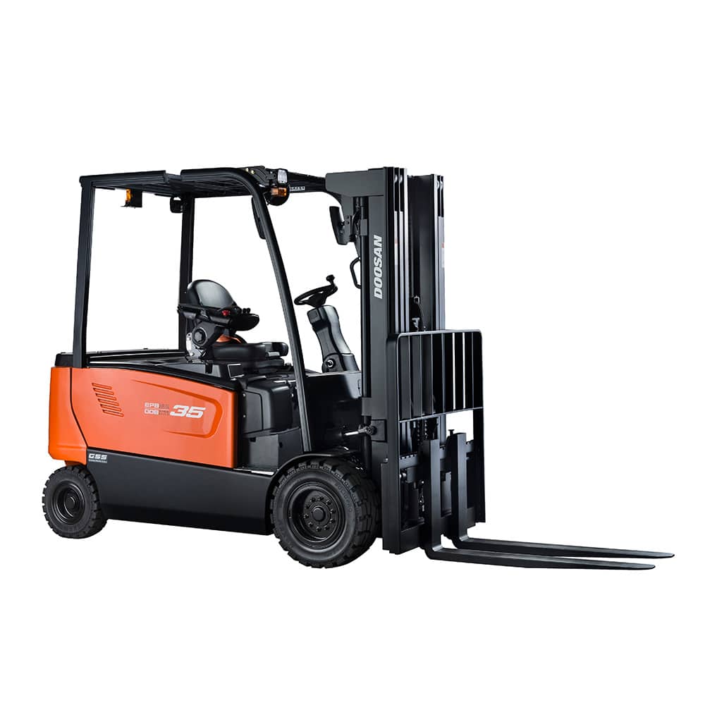 Featured image for “ELECTRIC POWERED FORKLIFT WITH PNEUMATIC TIRES”