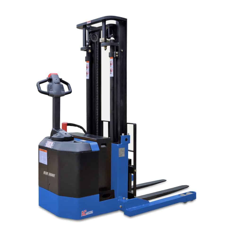 Featured image for “ELECTRIC POWERED WALKIE STRADDLE STACKER”