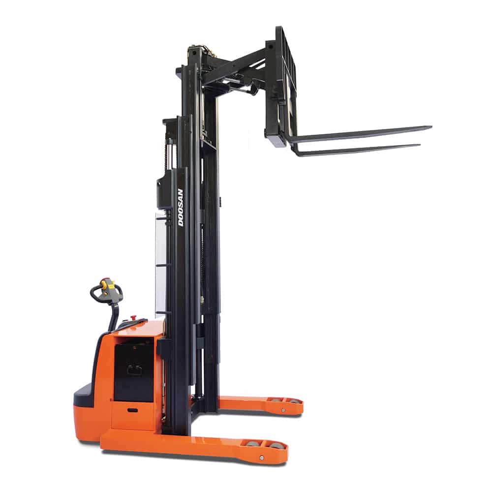 Featured image for “ELECTRIC POWERED WALKIE REACH FORKLIFT”