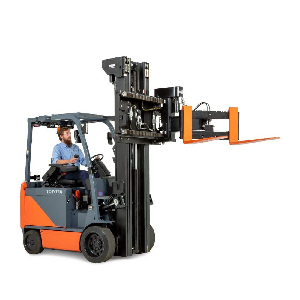 Featured image for “2,500 LBS SITDOWN ELECTRIC TURRET FORKLIFT”