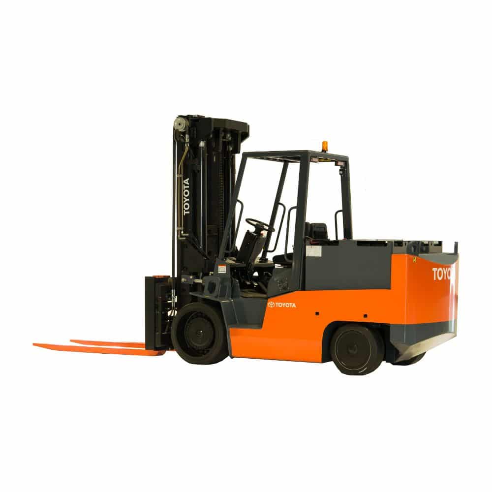 Featured image for “HIGH-CAPACITY ELECTRIC POWERED CUSHION TIRE FORKLIFT”