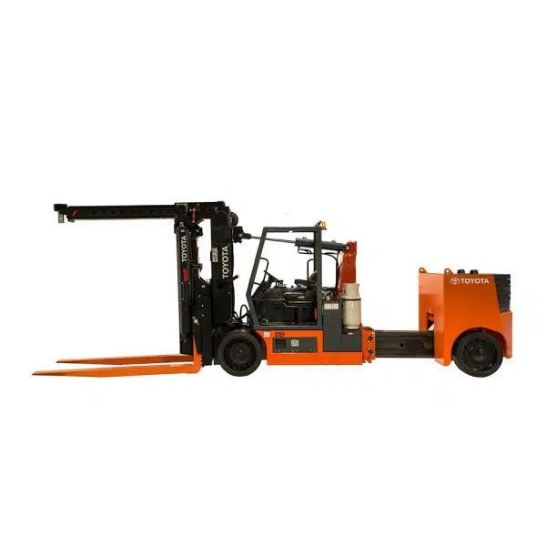 HIGH CAPACITY ADJUSTABLE WHEELBASE CUSHION TIRE FORKLIFT - Image 4