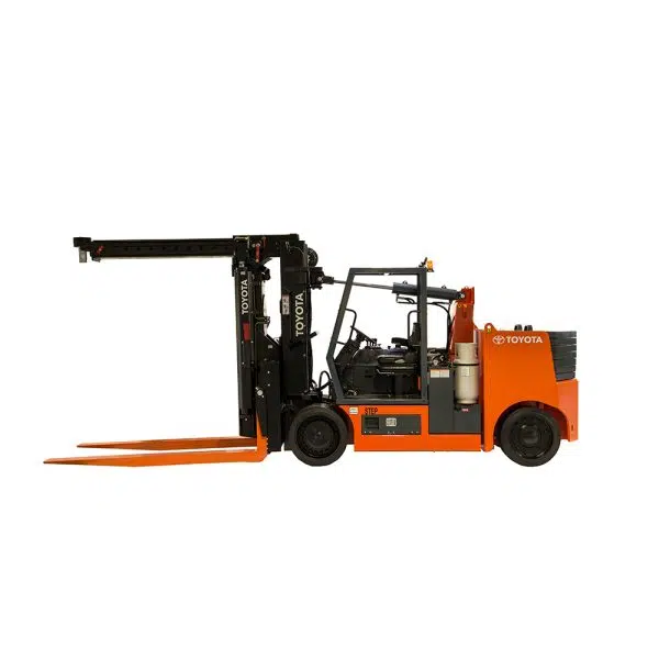 HIGH CAPACITY ADJUSTABLE WHEELBASE CUSHION TIRE FORKLIFT - Image 5