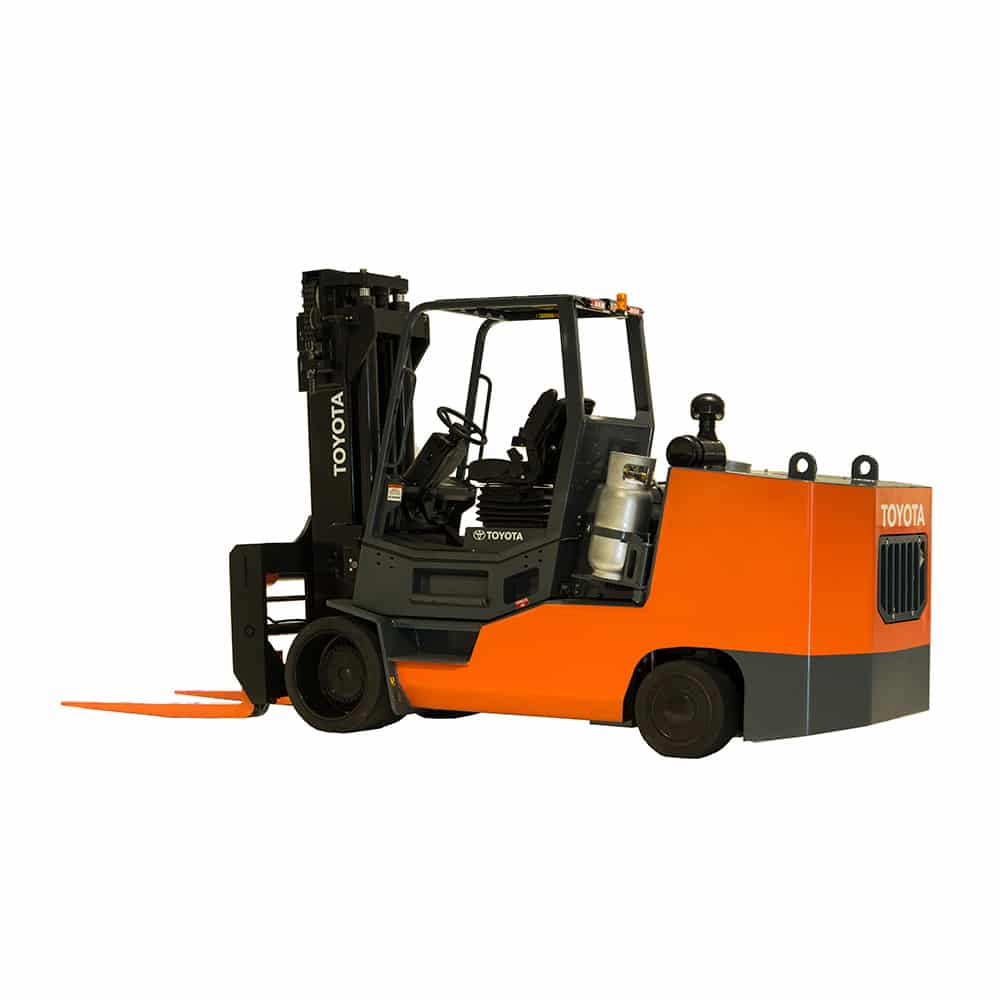 Featured image for “25-100K ENGINE POWERED CUSHION TIRE FORKLIFT”