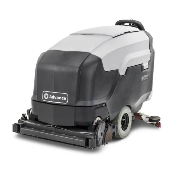 WALK-BEHIND SCRUBBER WITH 28"-34" CLEANING PATH