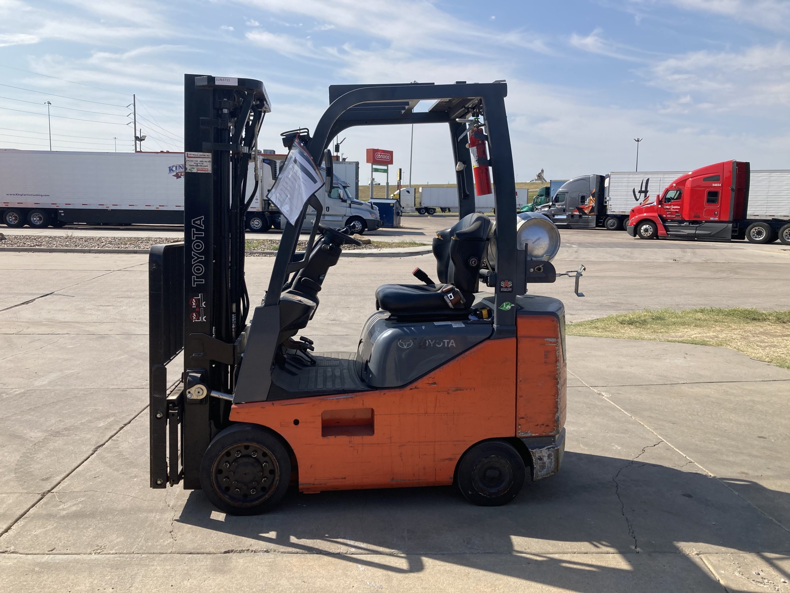 Featured image for “TOYOTA 3,000 LBS. CAPACITY CUSHION TIRED FORKLIFT”