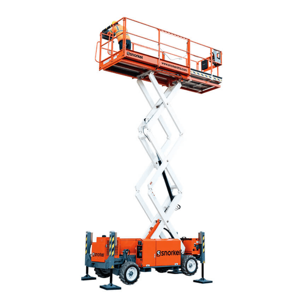 Featured image for “S2255BE NARROW BI-ENERGY ROUGH TERRAIN SCISSOR LIFT”