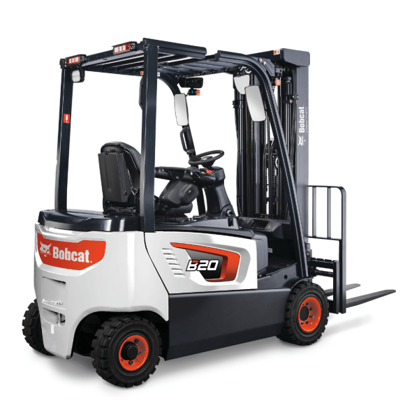 ELECTRIC POWERED FORKLIFT WITH PNEUMATIC TIRES