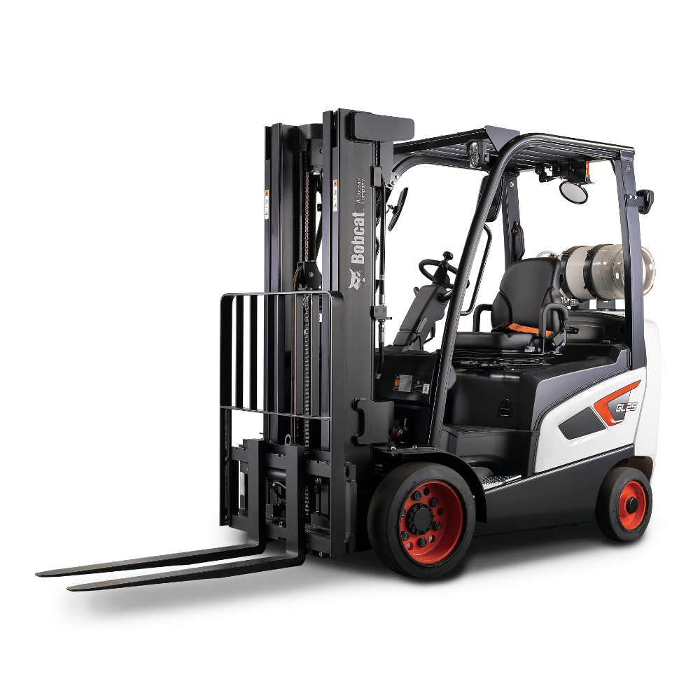 Featured image for “4-6.5K ENGINE POWERED CUSHION TIRE FORKLIFT”