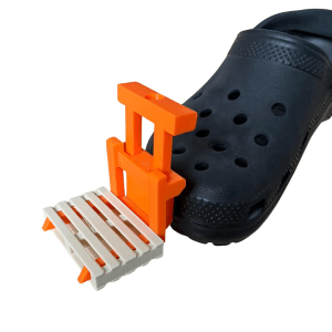 Croc Forklift Charm on Croc