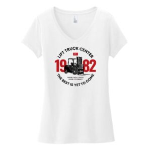 Est. 1982 V Neck Design 2 White 2