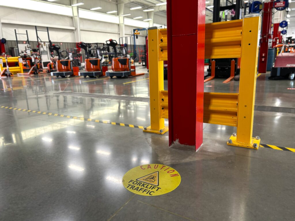 National Forklift Safety Day: Why Operator Training Isn't Optional 3 Pedestrian Safety Forklift Traffic Sign